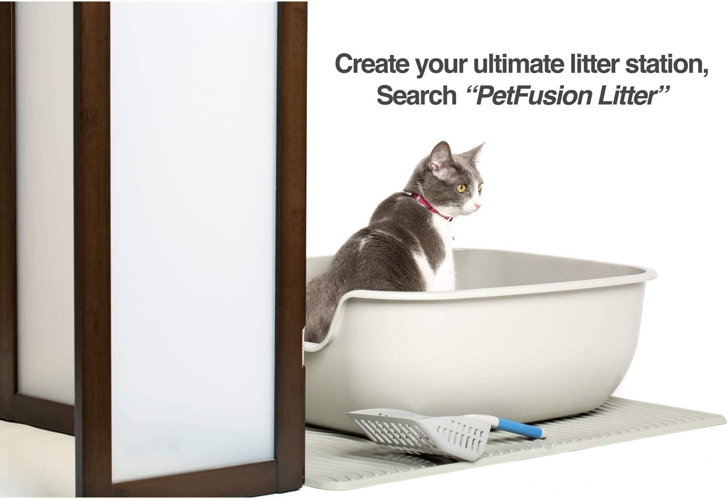 BetterBox Non-Stick Large Litter Box β Pet-Safe Coating, Easy-Clean Open Top, Durable ABS Plastic